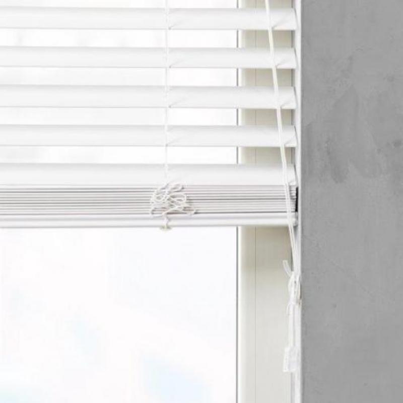 Pure Living - Houtoptiek jaloezie - 50mm - 210x175 cm - Wit
