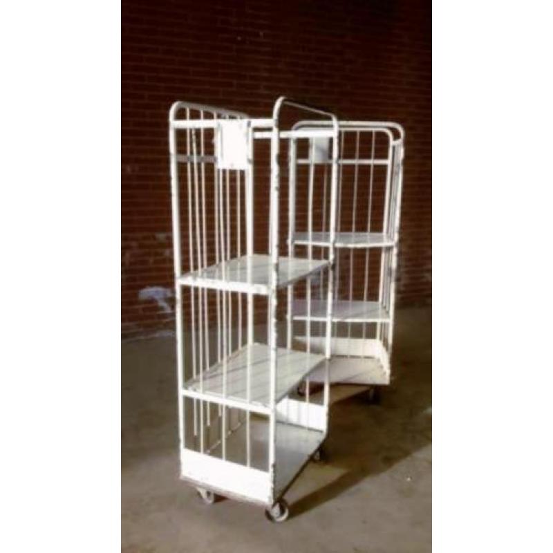 keukentrolley trolley staal vintage interieur DAANmeubel