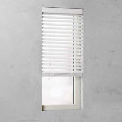 Pure Living - Houtoptiek jaloezie - 50mm - 210x175 cm - Wit