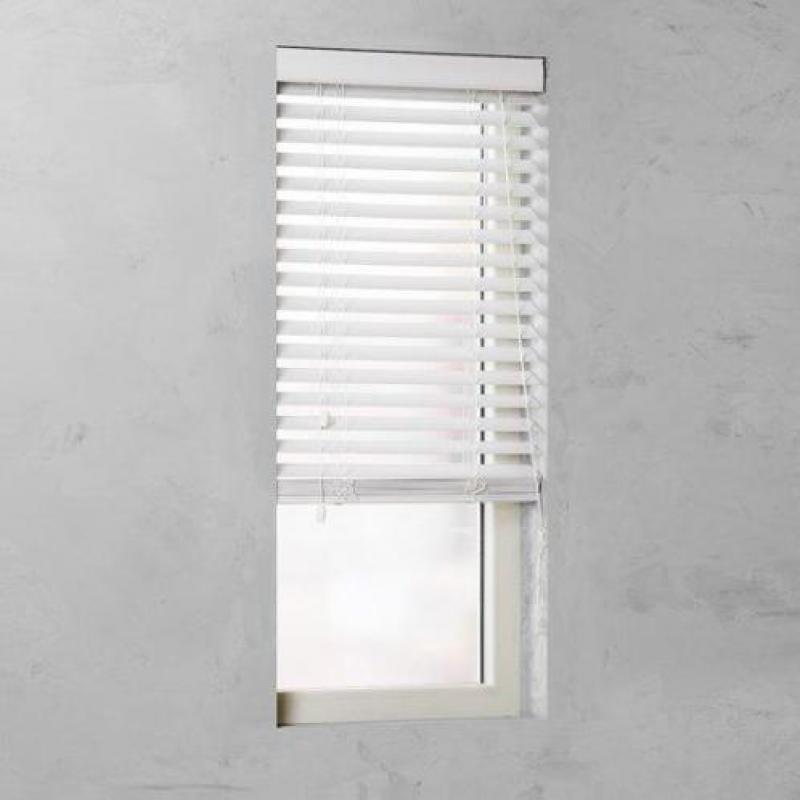 Pure Living - Houtoptiek jaloezie - 50mm - 210x175 cm - Wit