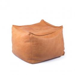 Leren poef Surprise leer, diverse kleuren, handgemaakt