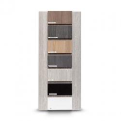 Saniclass Rome Kolomkast Black wood 160x35x35cm