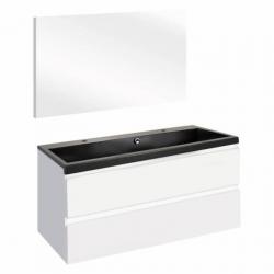 Badmeubelset Differnz The Collection 100x43x61 cm Wit/Zwa...