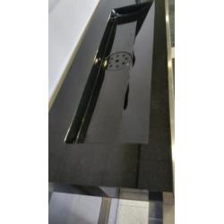 Volledig massief granieten wastafel