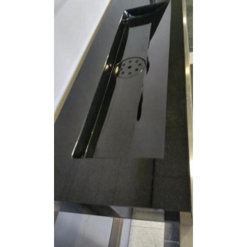 Volledig massief granieten wastafel