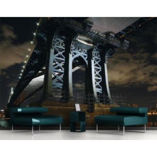 aanbieding Fotobehang 400x280cm nacht skyline voor €50