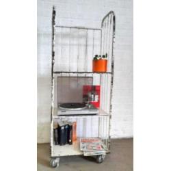 keukentrolley trolley staal vintage interieur DAANmeubel