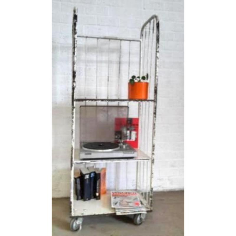 keukentrolley trolley staal vintage interieur DAANmeubel