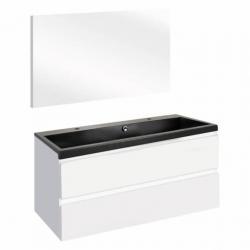 Badmeubelset Differnz The Collection 100x43x61 cm Wit/Zwa...