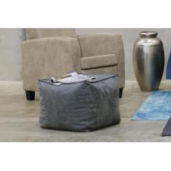 Leren poef Surprise leer, diverse kleuren, handgemaakt