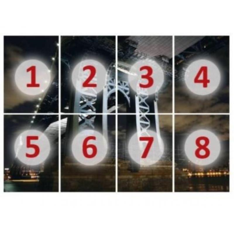 aanbieding Fotobehang 400x280cm nacht skyline voor €50