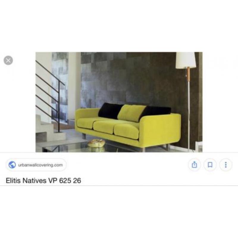 Eltilis movida memoires grijs behang, 4 rollen nieuw