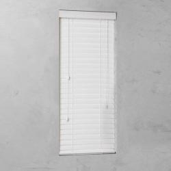 Pure Living - Houtoptiek jaloezie - 50mm - 210x175 cm - Wit