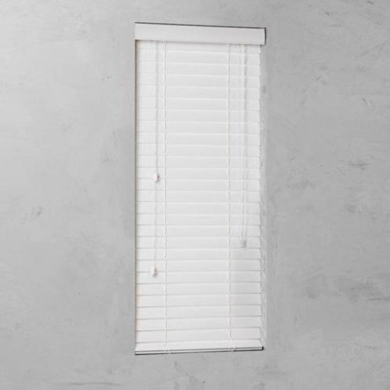 Pure Living - Houtoptiek jaloezie - 50mm - 210x175 cm - Wit