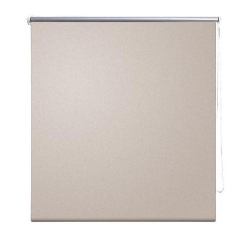 vidaXL Rolgordijn verduisterend 140 x 175 cm beige