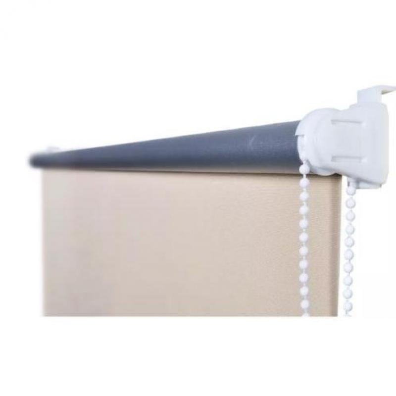 vidaXL Rolgordijn verduisterend 140 x 175 cm beige