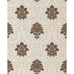 Barok behang EDEM 052-23 vinyl behang damast klassiek chocol