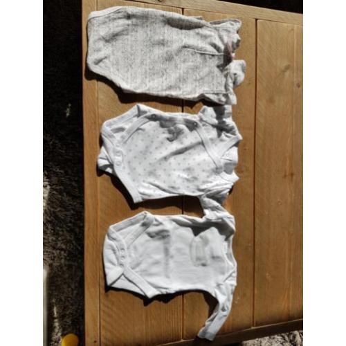 Witte rompers maat 50/56