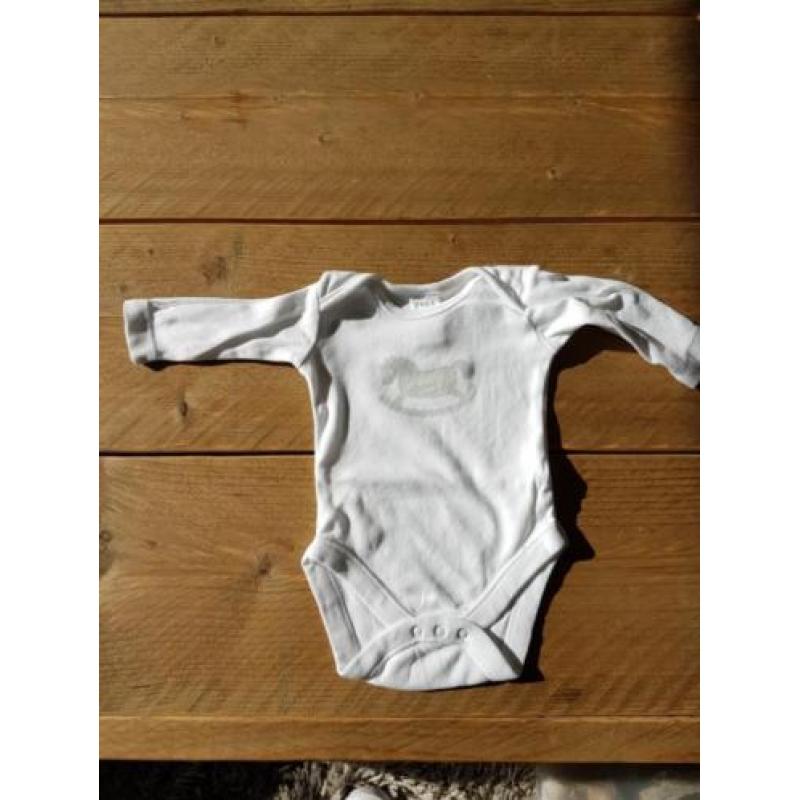 Witte rompers maat 50/56