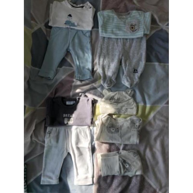 Baby pakket jongens: h&m, Prénatal, tumble, Noppies enzo.