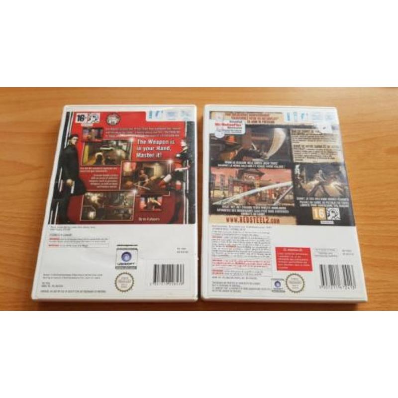 Red Steel 1+2 + Boekje Wii Spel Game MotionPlus Motion Plus