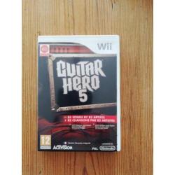 Wii guitar hero 5