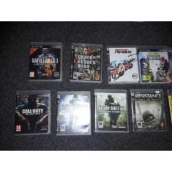 Playstastion 3 met spellen en 5 controllers