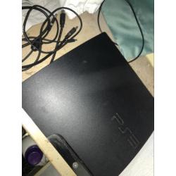 PlayStation 3 met 2 controllers & 6 spellen