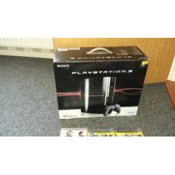 Sony Playstation 3 met 3 games NIEUW!!