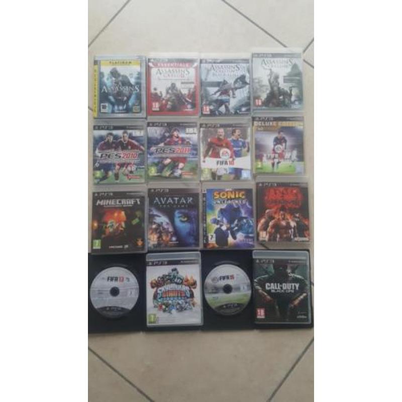 Sony Ps3 sllim 120GB met spellen