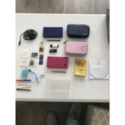 Twee keer dsi blauw en roze