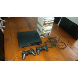 Playstation 3 met 20 games te koop