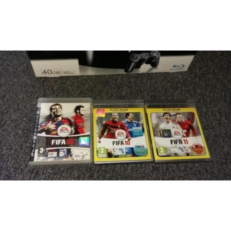 Sony Playstation 3 met 3 games NIEUW!!