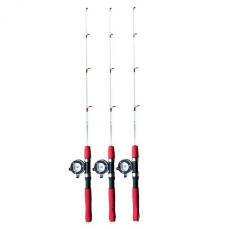 Outdoor Winter Ijs Hengels Vissen Rollen Kiezen Staaf Combo