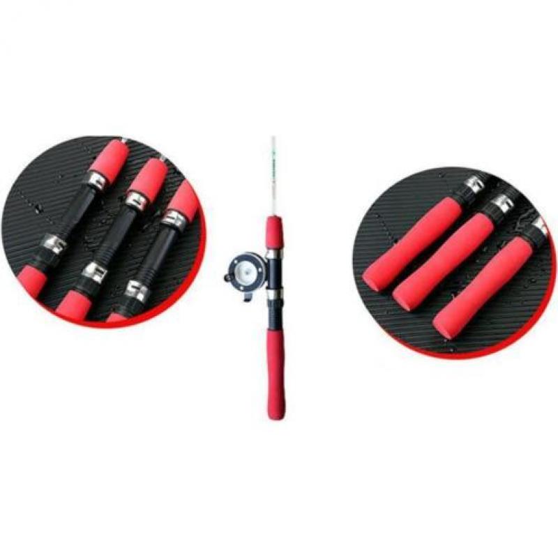 Outdoor Winter Ijs Hengels Vissen Rollen Kiezen Staaf Combo